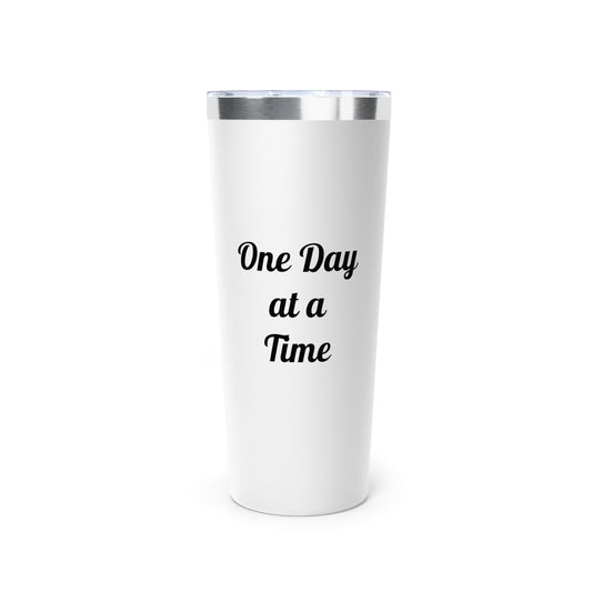 Recovery, Addiction Copper Vacuum Insulated Tumbler, 22oz sobriety themed tumbler for friends, family and self.