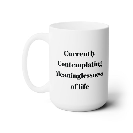 EMO, Goth, Dark, Anti establishment coffee mug, 15 oz, 2 sided design, Offbeat counterculture mug for friends, family and self.