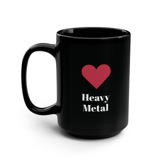 Rock n Roll, Pop, Metal coffee mug, 15oz, 2 sided design, Musical themed mug for friends, family and self.